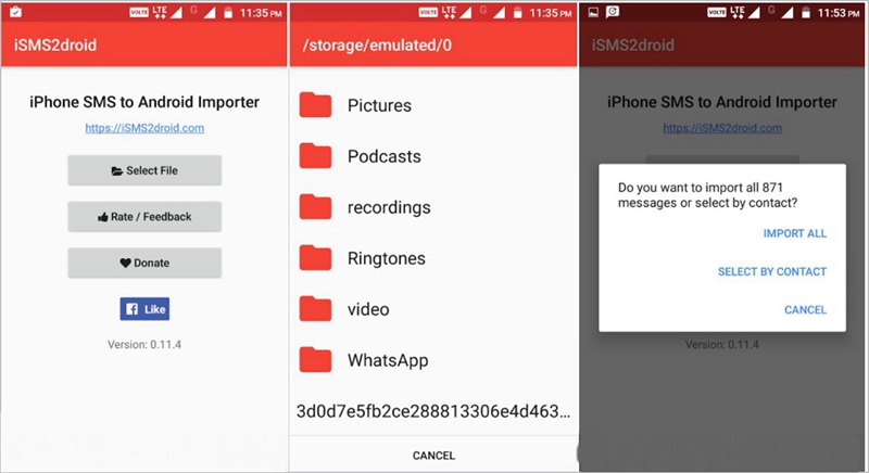 App isms2droid
