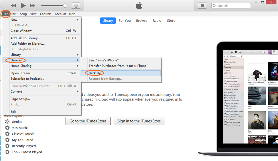 iTunes Backup