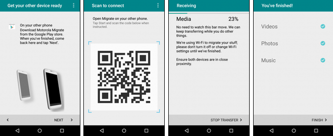 Moto Migrate Transfer Contact 2