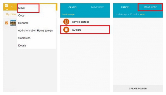 Samsung Move File