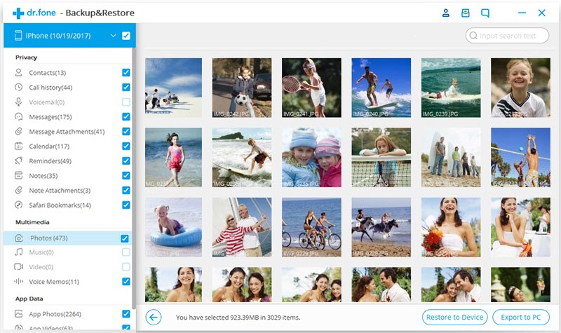 iOS Backup Photos