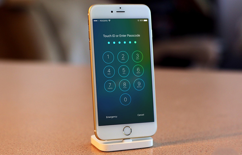 Locked iPhone