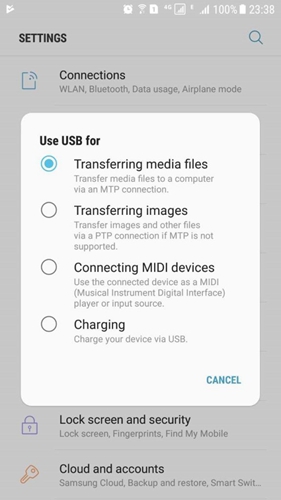 Transferring Media Files