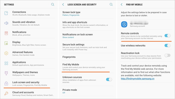 Samsung Find My Mobile