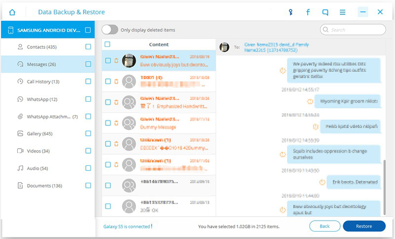 How to Backup and Restore Android Text Messages & SMS - FORecovery