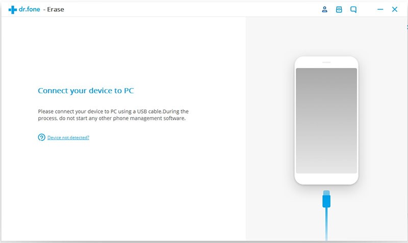 Data Eraser Connect Phone