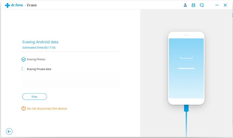 Data Eraser Erasing