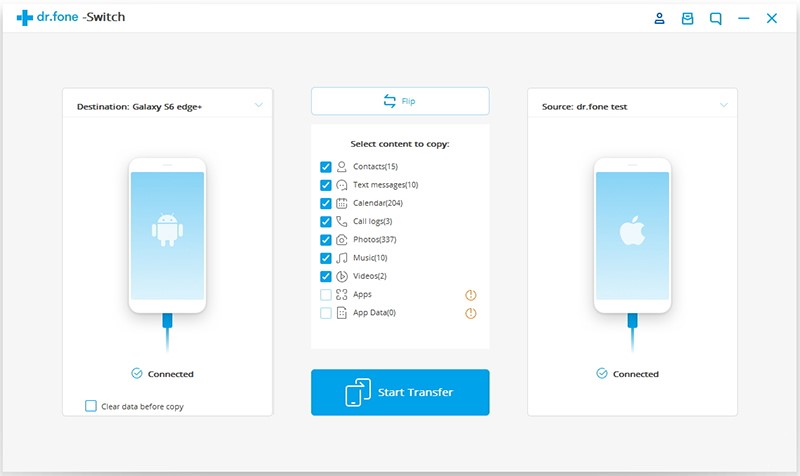 Phonetrans Android to iPhone 2