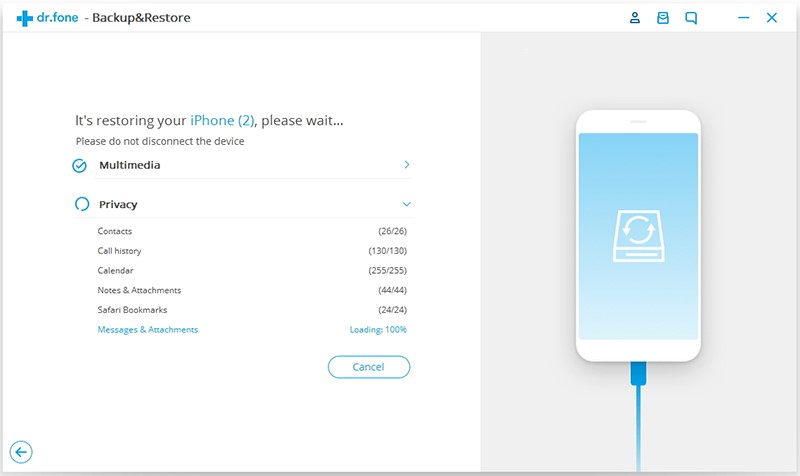 iOS Device Backing Up