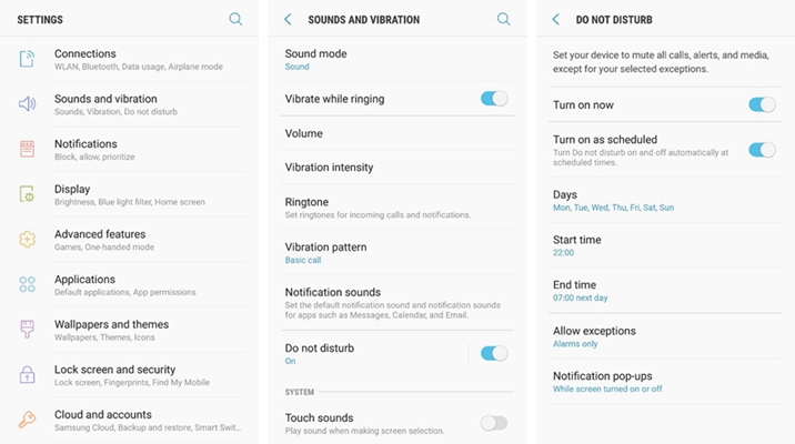 Android Do Not Disturb