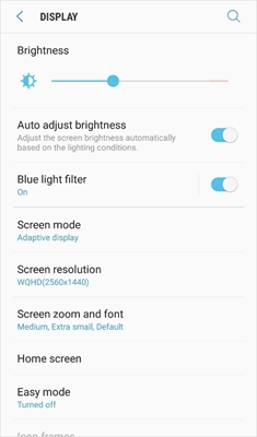 Display Auto Brightness