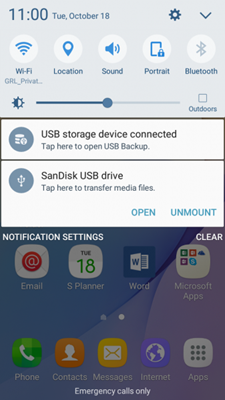 Samsung OTG File