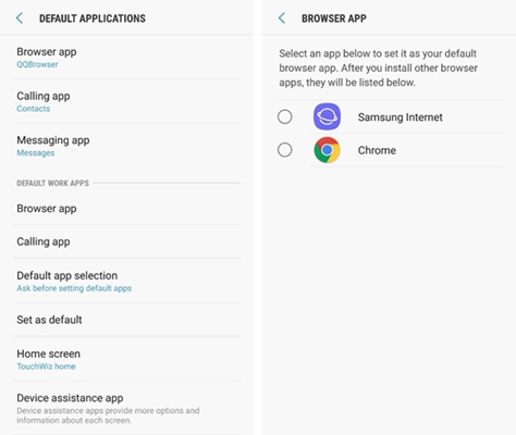 Set Default Apps on Android 3