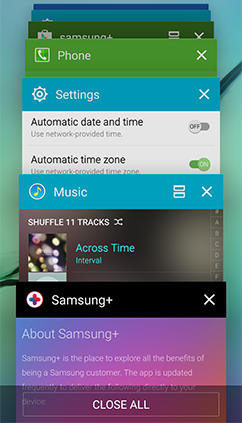 Android Recent Apps