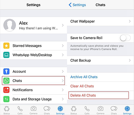 Clear All WhatsApp Chat 2