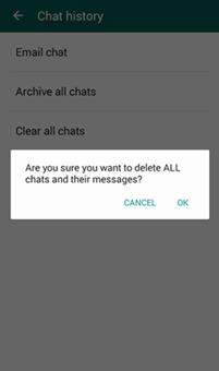 Clear All WhatsApp Chat 4