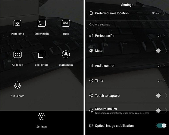 Huawei Turn Off Camera Shutter