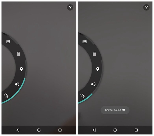 Moto Turn Off Camera Shutter