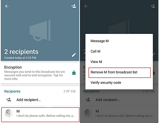 WhatsApp Broadcast Android 3