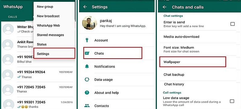 WhatsApp Chat Wallpaper 1