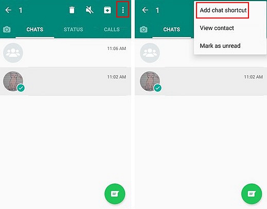 WhatsApp Add Chat Shortcut