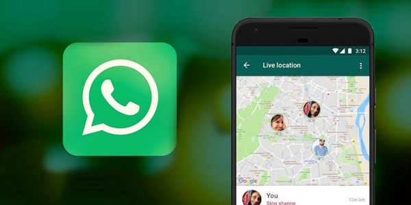 How to share location whatsapp