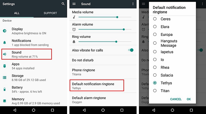 How to change the notification sound on your Android phone