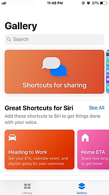 iPhone Shortcut 2