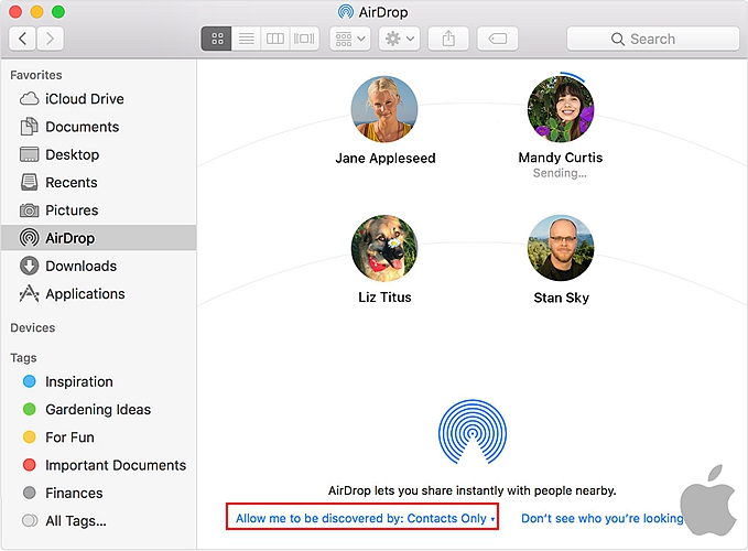 iPhone AirDrop 5