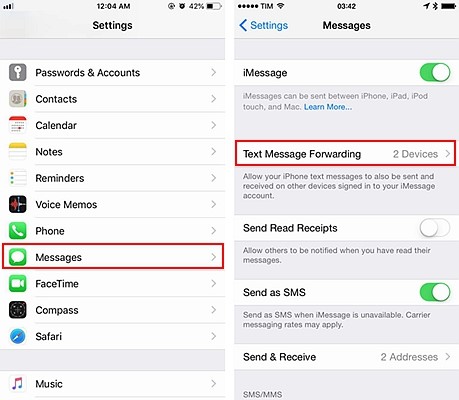 iPhone iMessage 3