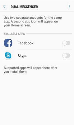 Samsung Dual Messenger 1
