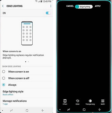 Samsung Edge Lighting 1