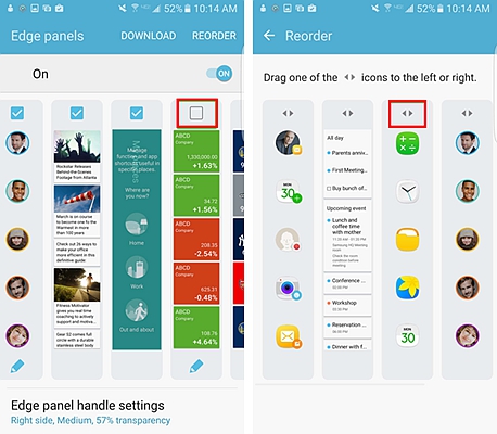 Samsung Edge Panel 5
