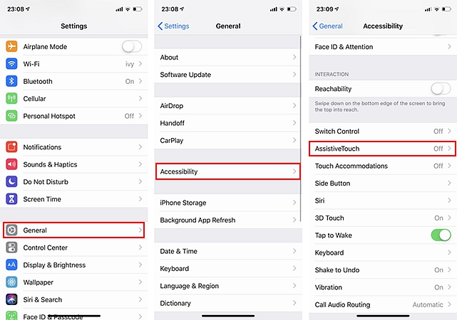 iPhone Virtual Home Button 1
