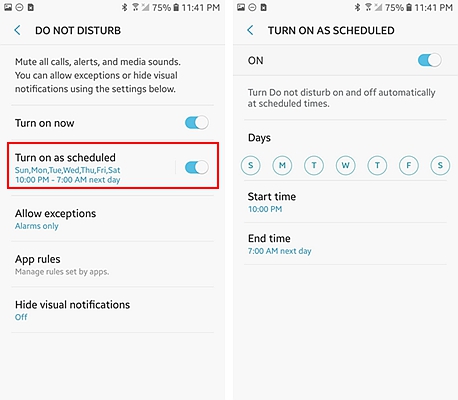 Samsung Do Not Disturb 2