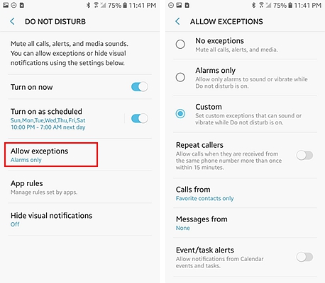 Samsung Do Not Disturb 3
