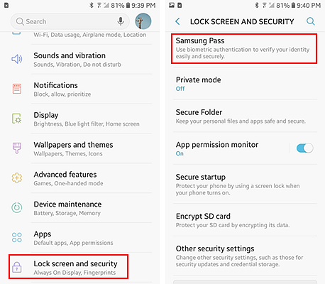 How to AutoFill Passwords Using Your Fingerprint on Samsung Galaxy Note 9