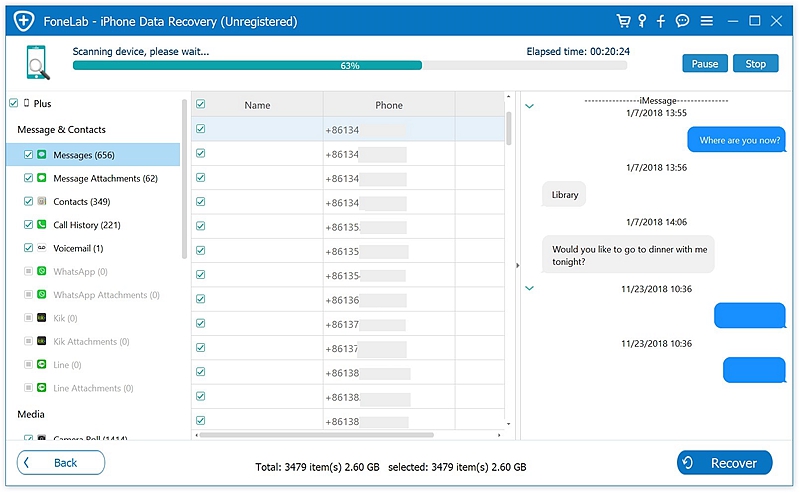 fl Recover from iOS Device Messages 4