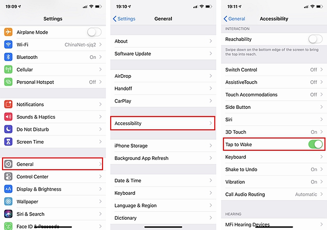 iPhone Tap to Wake