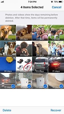 iPhone Recent Deleted 2