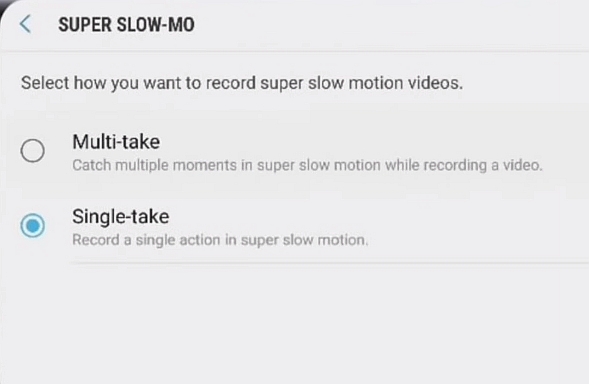 Samsung Slow Motio 4