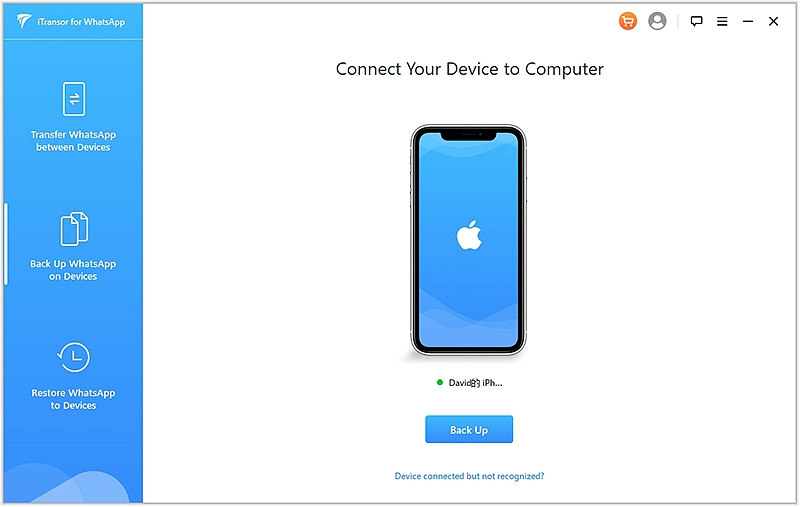 WhatsApp Backup iPhone 1