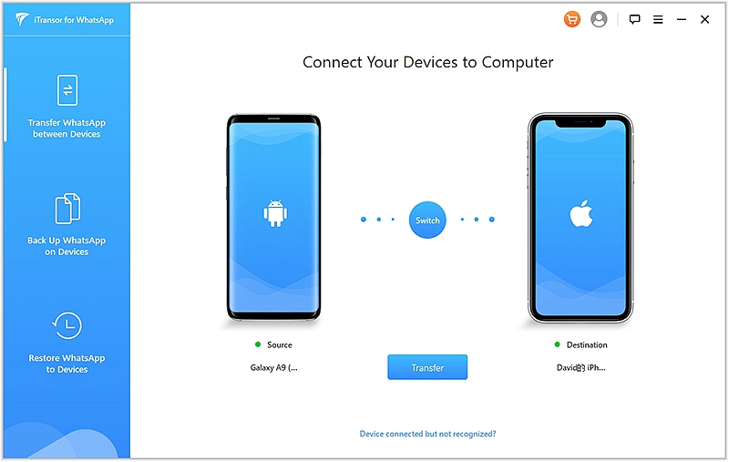 Whatsapp Transfer Android to iPhone 1